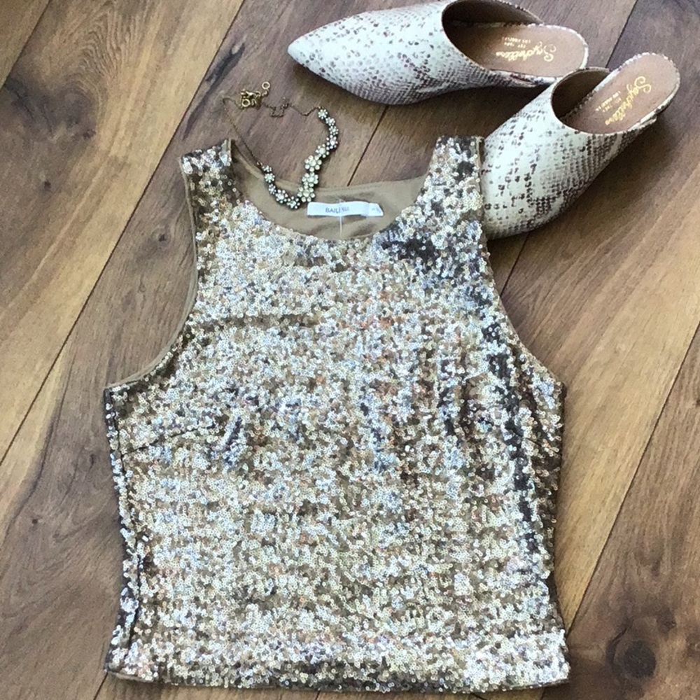 NWT BAILEY 44 SEQUINED TANK TOP - Picture 3 of 14